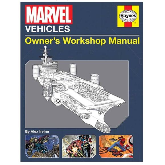 Marvel Vehicles: Owner's Workshop Manual (Haynes Manual) Hardcover - Picture 1 of 3